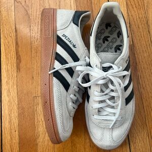 Adidas Spezial Women's Sneakers - White and Black with Tan Sole